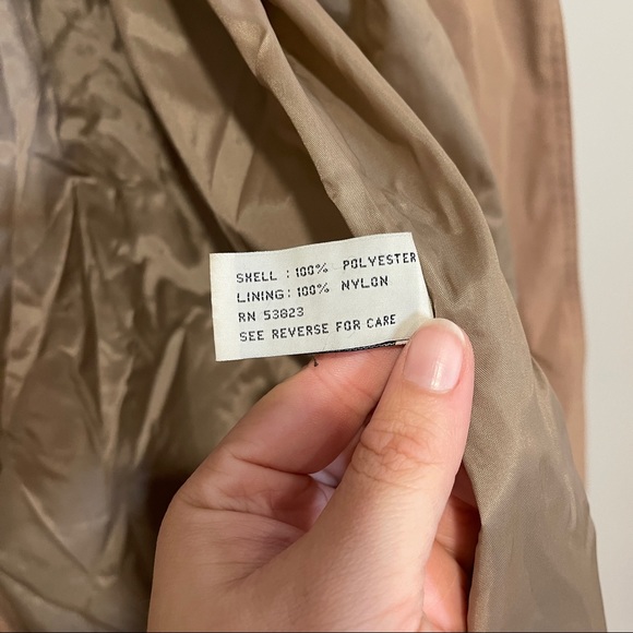 SALE: Vintage Dumas Imports Slouchy Trench Size L - Picture 10 of 11